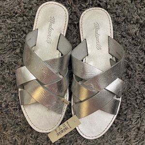 Brand New Madewell Woven Slide Sandals